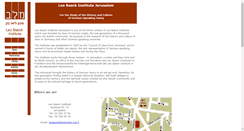 Desktop Screenshot of leobaeck-library.org.moonsitesoftware.com